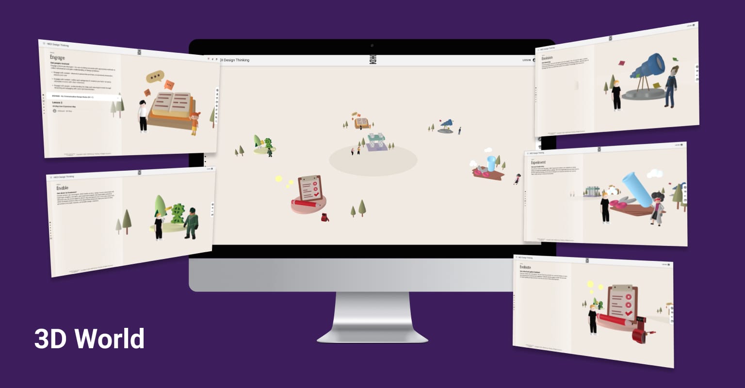 Screen capture of 3D world